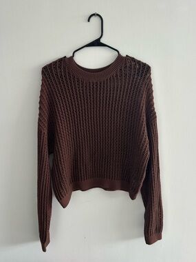 Old Navy Women's Chocolate Brown Knit Sweater